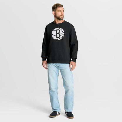 Brooklyn Nets Essential Legacy Sweatshirt - Black | Fanatics sale