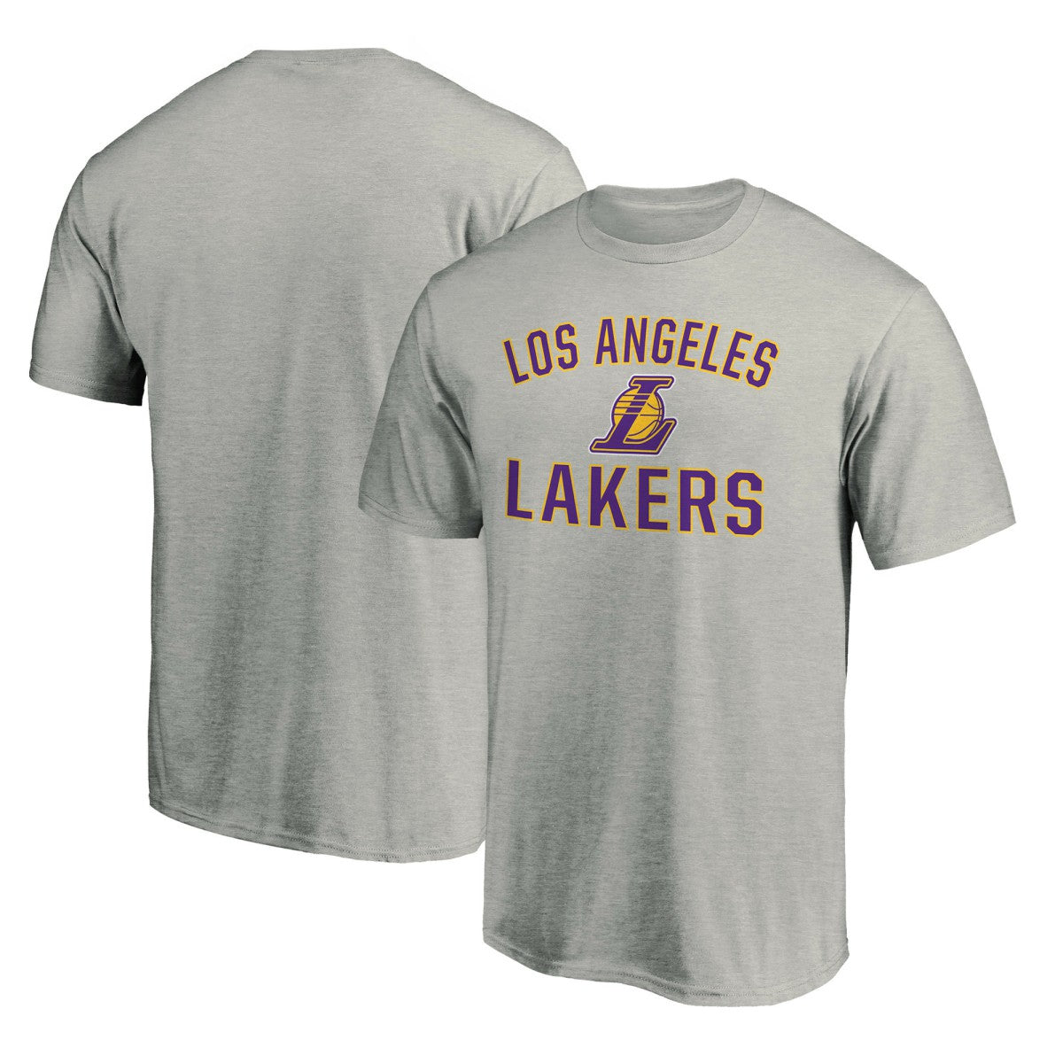 Los Angeles Lakers Victory Arch T-Shirt - Heather Gray sale