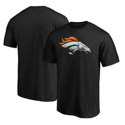 Denver Broncos Midnight Mascot Team Logo T-Shirt - Black sale