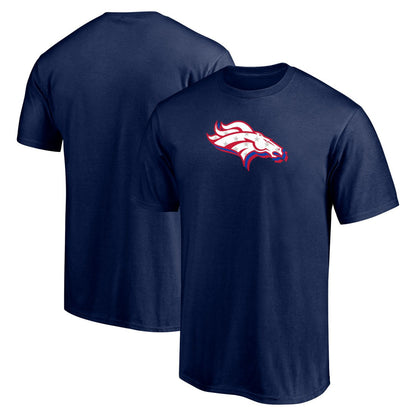 Denver Broncos Red White and Team T-Shirt - Navy outlet