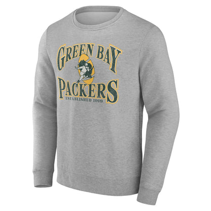 Green Bay Packers Playability Pullover Sweatshirt - Gray for sale