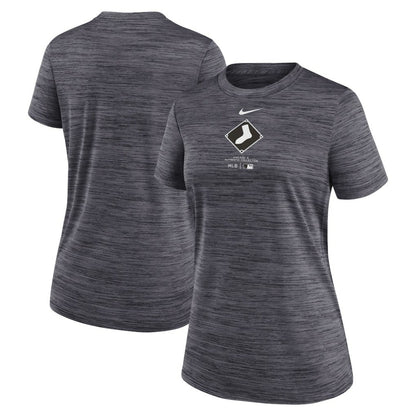 Chicago White Sox Women's City Connect Practice Velocity T-Shirt - Charcoal | Nike