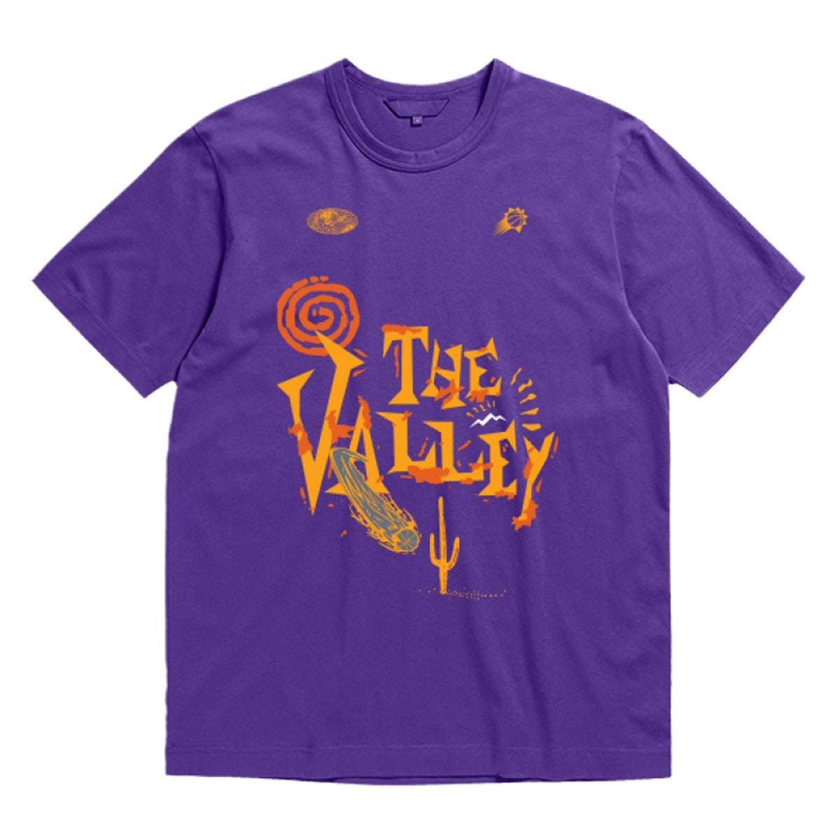 Phoenix Suns Bleacher Report x  Unisex World Tour T-Shirt - Purple | Mitchell & Ness cheap