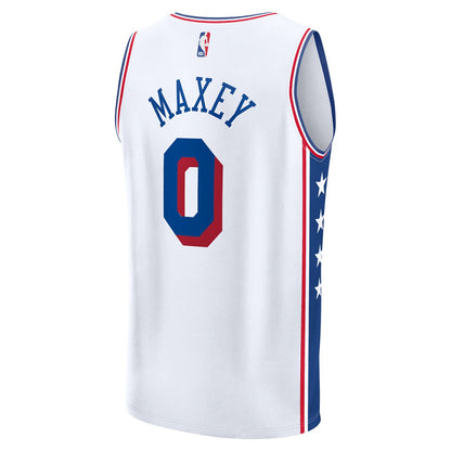 Tyrese Maxey Philadelphia 76ers Fast Break Replica Player Jersey - Association Edition - White | Fanatics on sale
