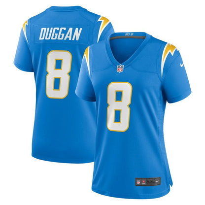 Max Duggan Los Angeles Chargers Women's Team Game Jersey - Powder Blue | Nike online