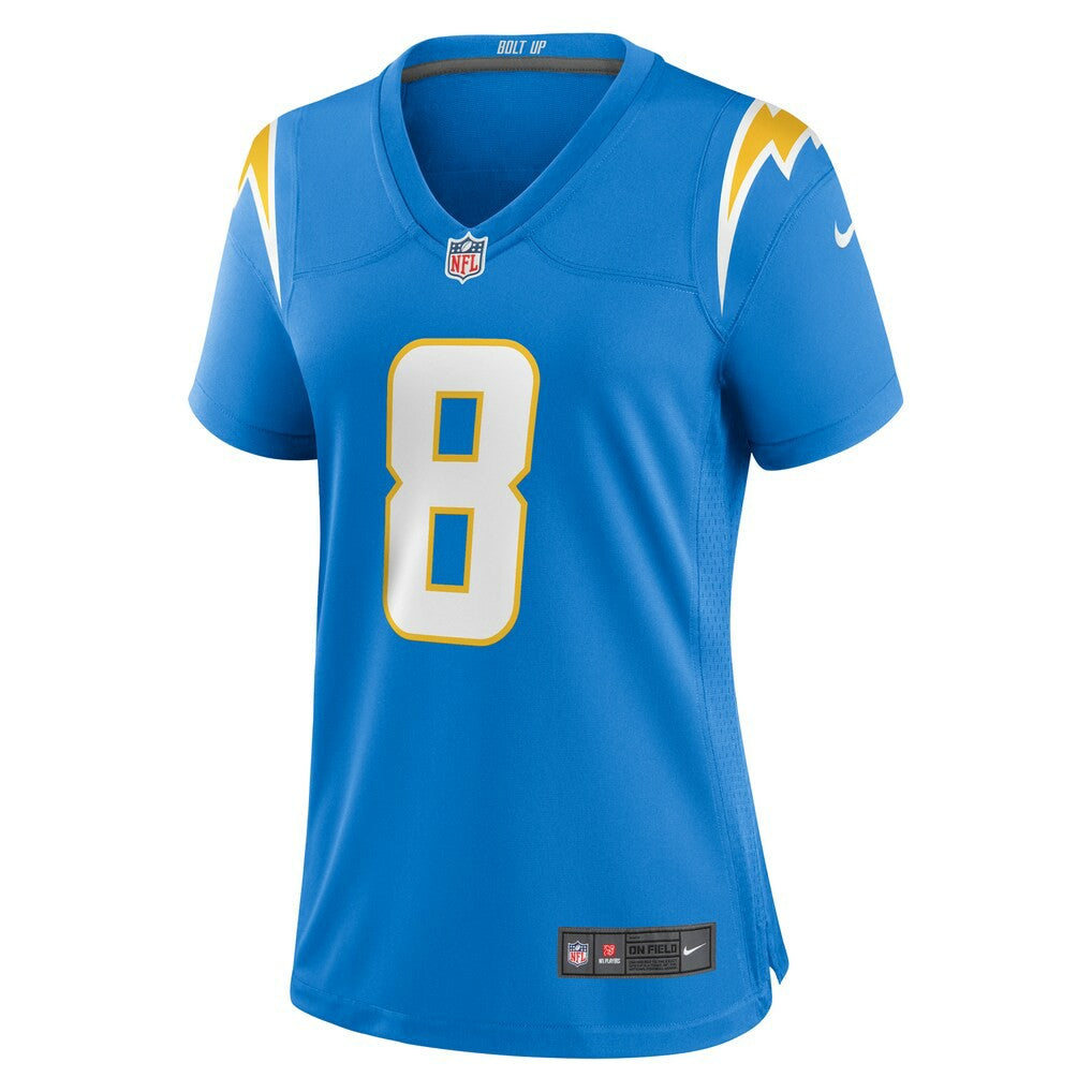 Max Duggan Los Angeles Chargers Women's Team Game Jersey - Powder Blue | Nike online