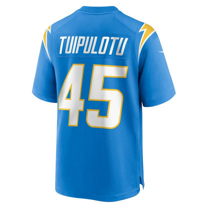 Tuli Tuipulotu Los Angeles Chargers Team Game Jersey - Powder Blue | Nike sale
