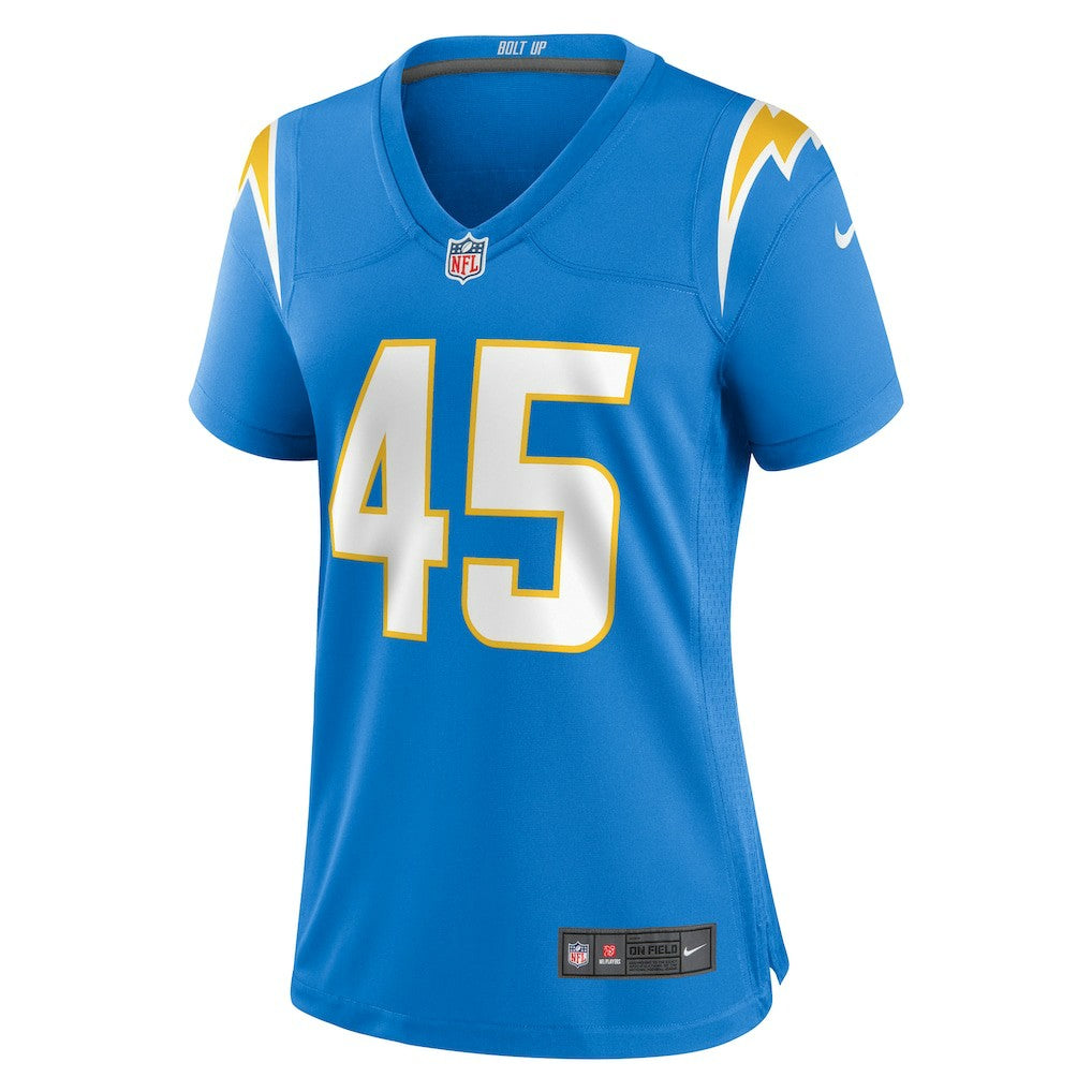 Tuli Tuipulotu Los Angeles Chargers Women's Team Game Jersey - Powder Blue | Nike for sale