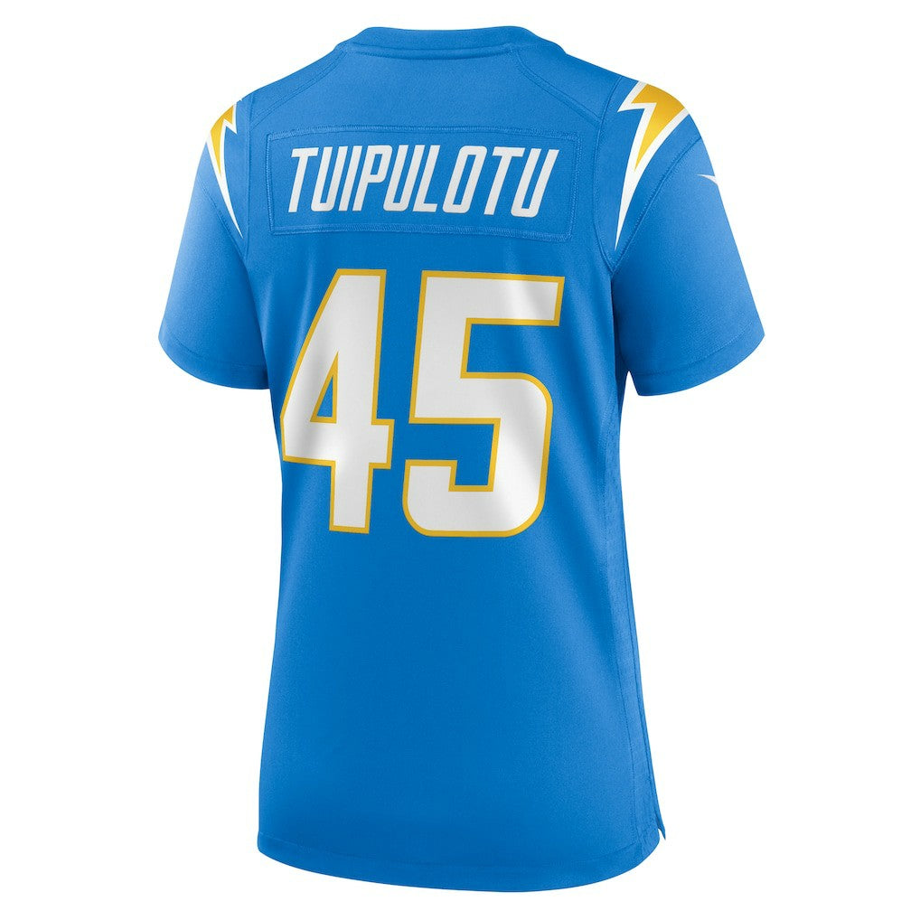 Tuli Tuipulotu Los Angeles Chargers Women's Team Game Jersey - Powder Blue | Nike for sale