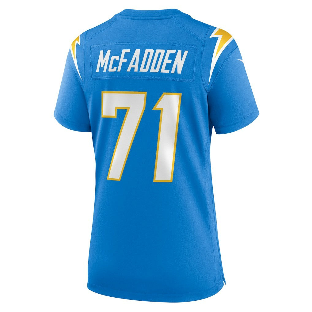 Jordan McFadden Los Angeles Chargers Women's Team Game Jersey - Powder Blue | Nike sale