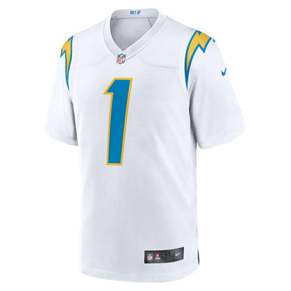 Quentin Johnston Los Angeles Chargers Away Game Jersey - White | Nike discount