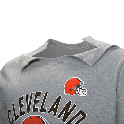 Cleveland Browns Tackle Adaptive T-Shirt - Gray outlet