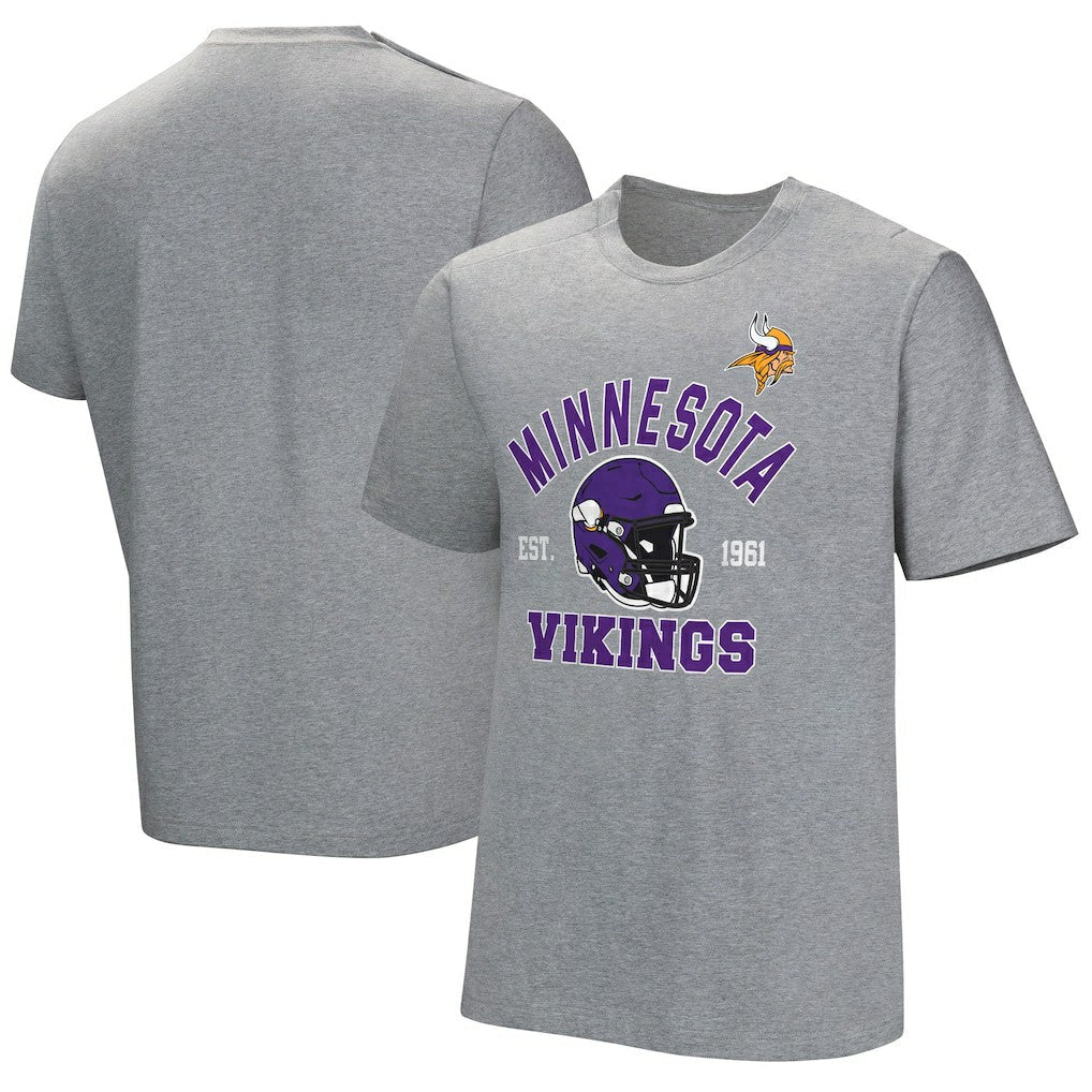 Minnesota Vikings Tackle Adaptive T-Shirt - Gray sale