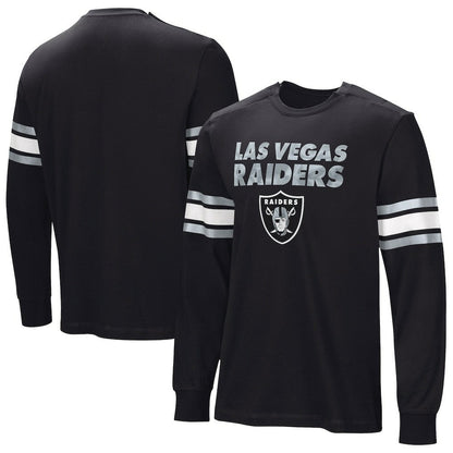 Las Vegas Raiders Hands Off Long Sleeve Adaptive T-Shirt - Black sale