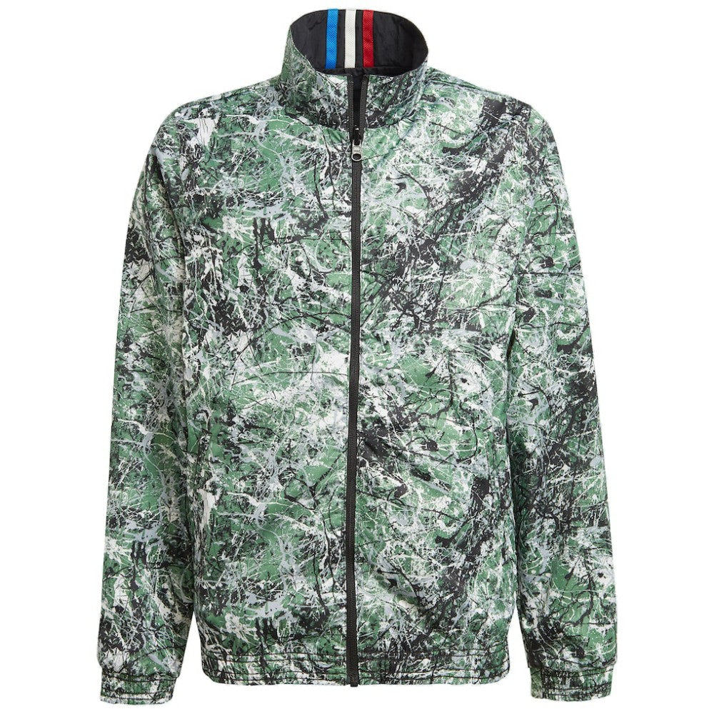 Manchester United x Stone Roses Originals Youth 2023/24 Reversible Anthem Full-Zip Jacket - Black | Adidas on sale