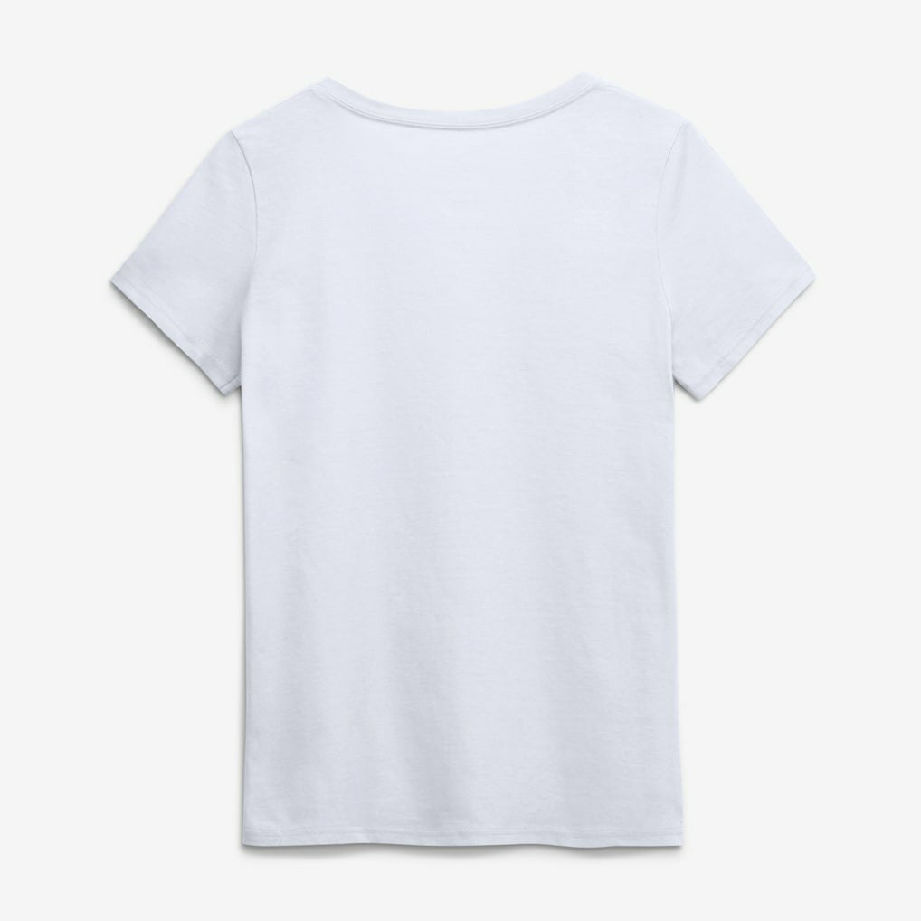 Philadelphia Eagles Logo Athletic Women's Primary Logo V-Neck T-Shirt - White cheap