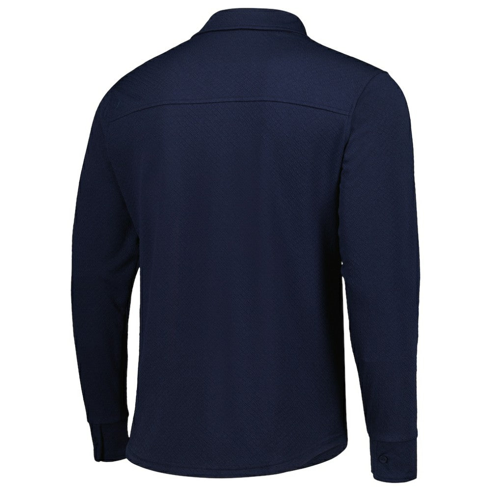 USMNT Antigua Streamer Diamond Button-Up Shacket - Navy on sale