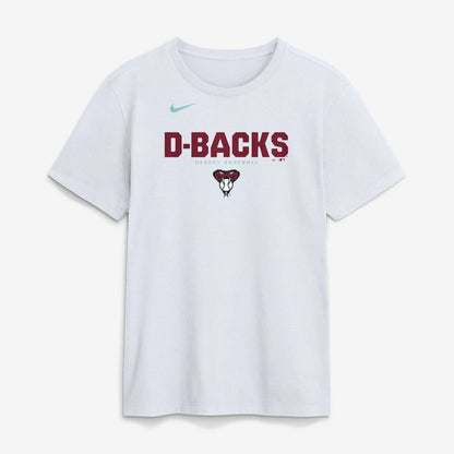 Arizona Diamondbacks Bold Team Name T-Shirt - White | Nike