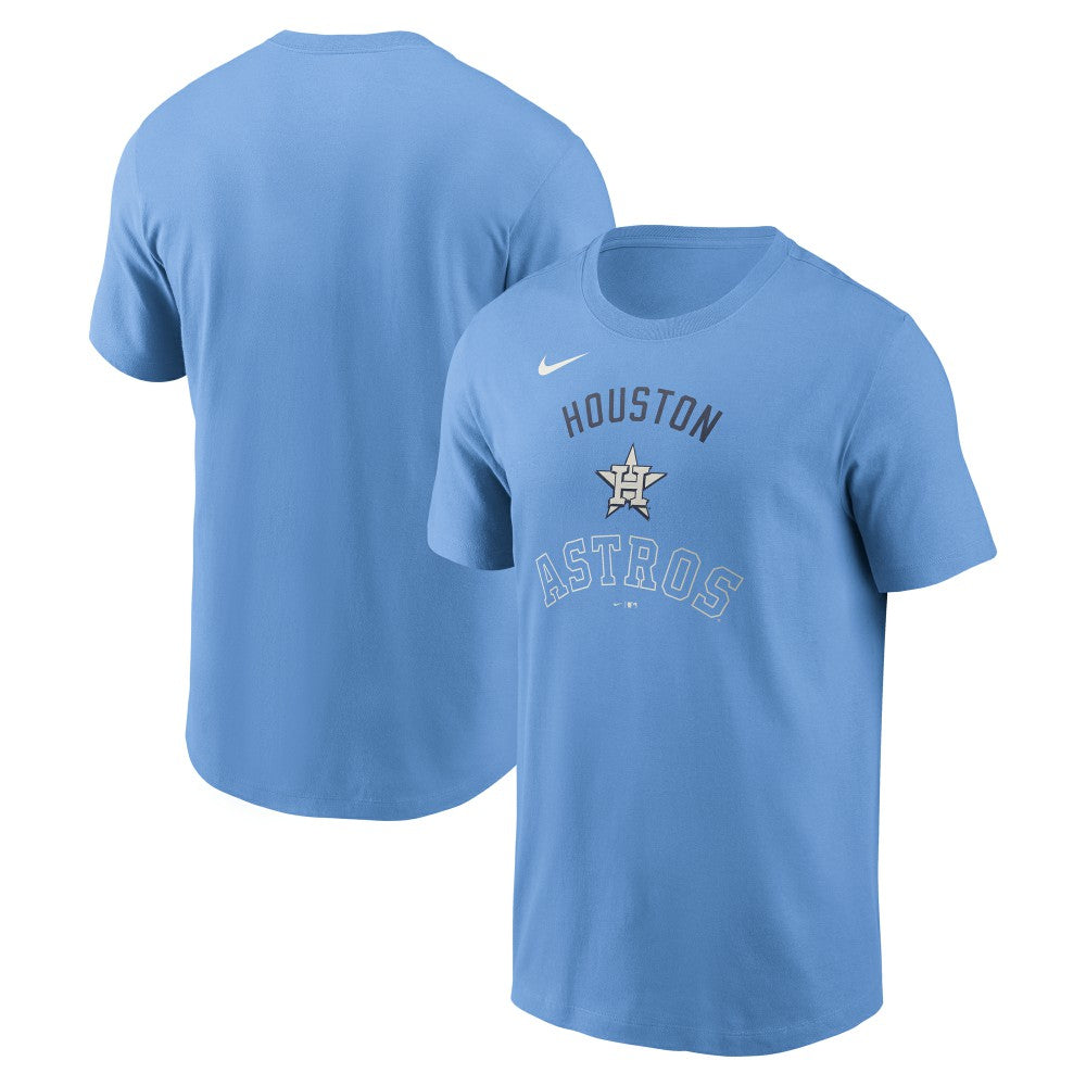 Houston Astros Early Innings Stack T-Shirt - Light Blue | Nike