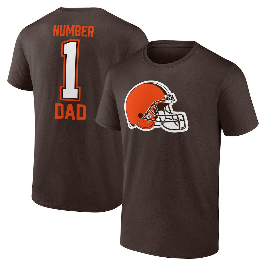 Cleveland Browns Father's Day T-Shirt - Brown on sale