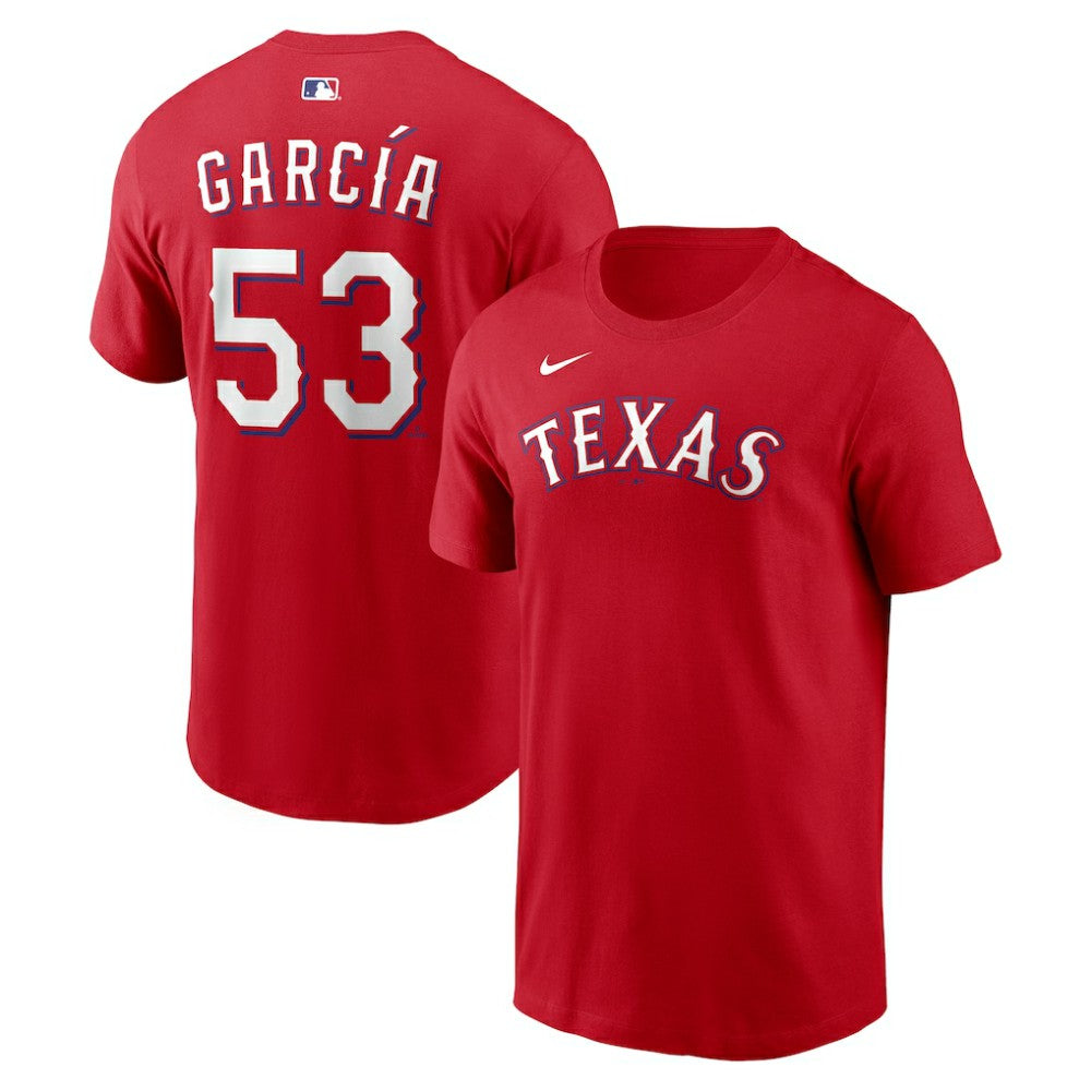 Adolis Garcia Texas Rangers  Name & Number T-Shirt - Red | Nike