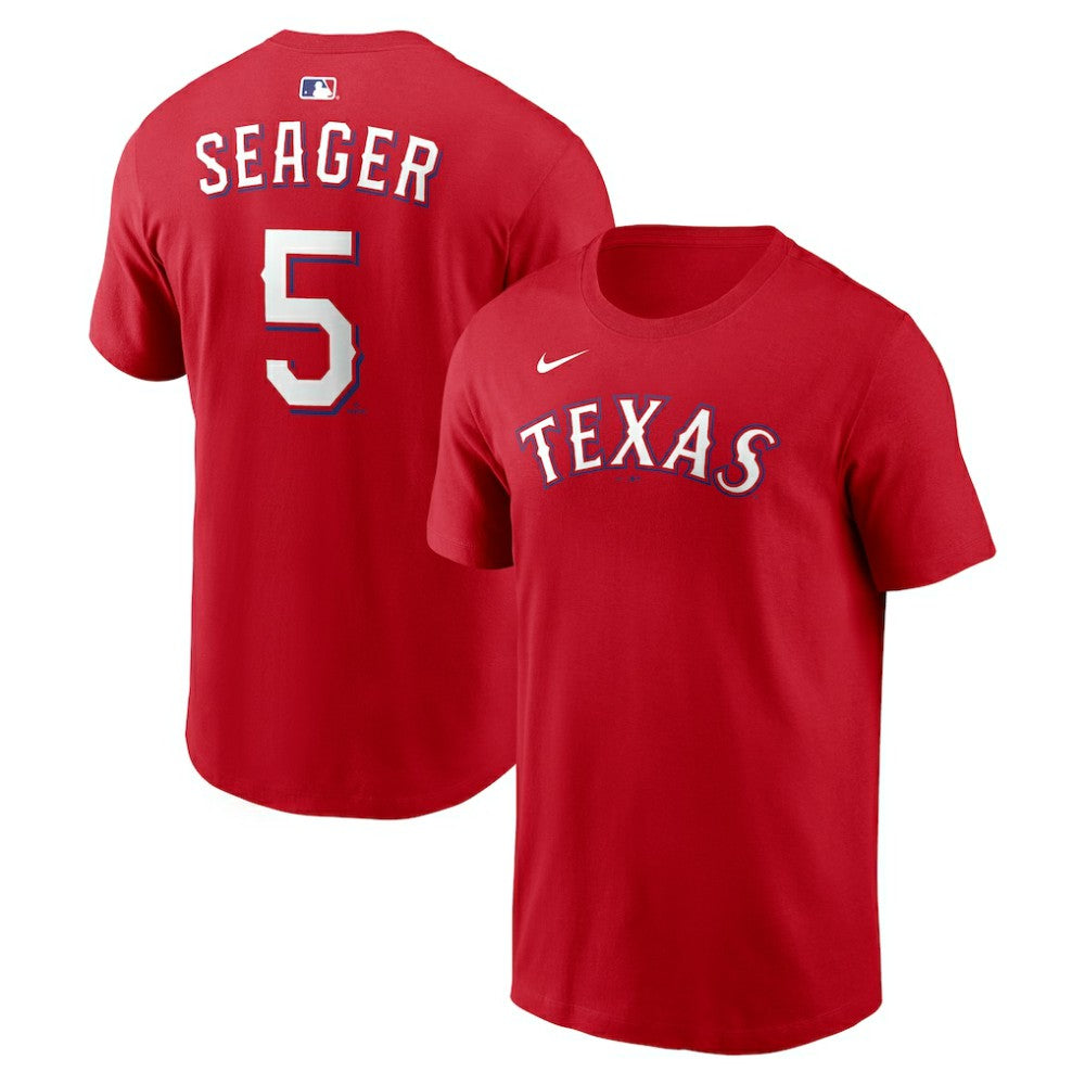 Corey Seager Texas Rangers  Name & Number T-Shirt - Red | Nike