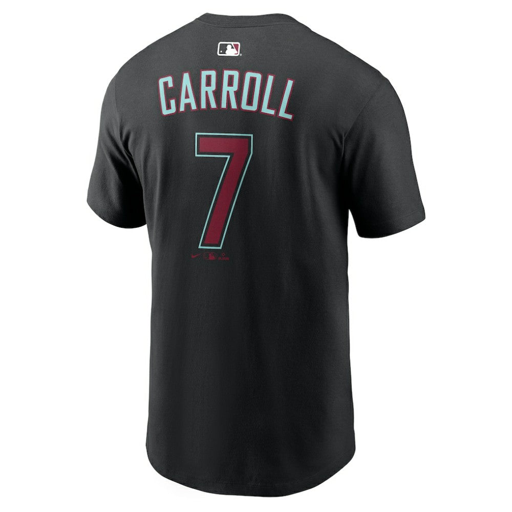 Corbin Carroll Arizona Diamondbacks Name & Number T-Shirt - Black | Nike