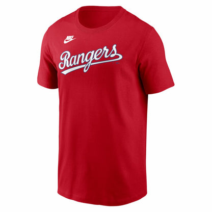 Ivan Rodriguez Texas Rangers Cooperstown Collection Name & Number T-Shirt - Red | Nike