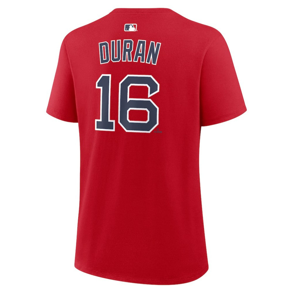 Jarren Duran Boston Red Sox Women's Name & Number T-Shirt - Red | Nike