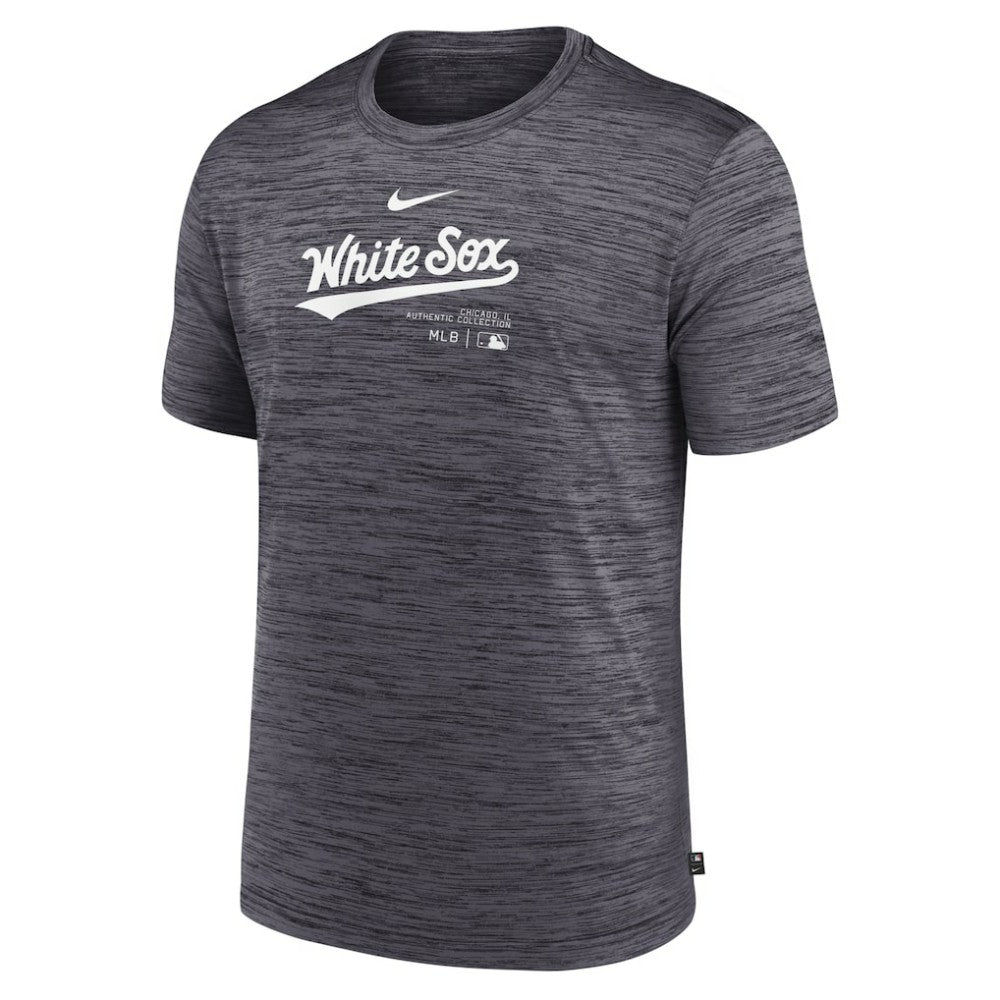 Chicago White Sox Authentic Collection Velocity Performance Practice T-Shirt - Charcoal | Nike