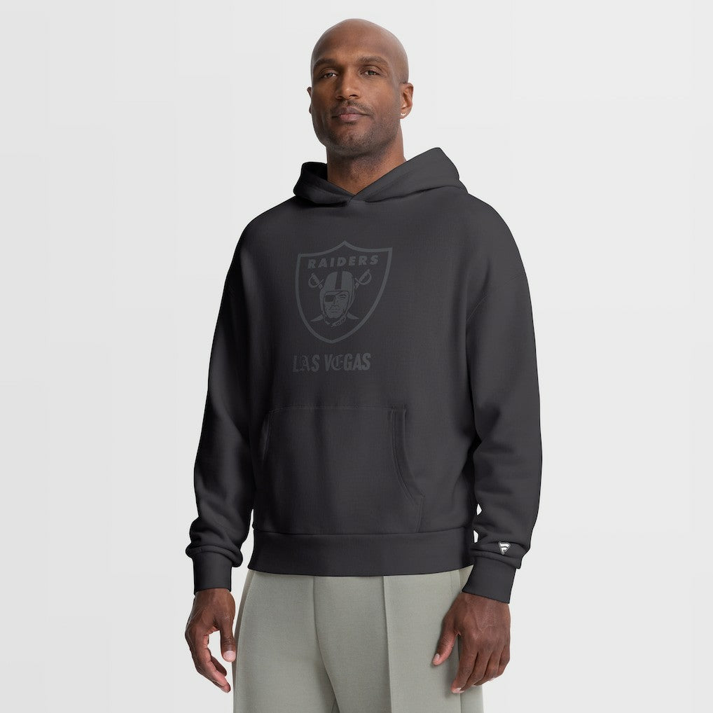 Las Vegas Raiders Oversized Type Play Location Hoodie - Black discount