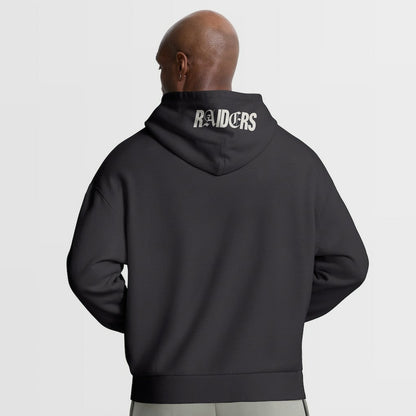 Las Vegas Raiders Oversized Type Play Location Hoodie - Black discount