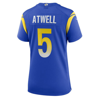 Tutu Atwell Los Angeles Rams Women's Home Game Jersey - Royal | Nike on sale