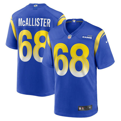 Mike McAllister Los Angeles Rams Home Game Jersey - Royal | Nike on sale