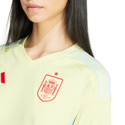 Spain National Team Women's 2024 Away Replica Jersey - Yellow | Adidas shop