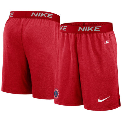 Los Angeles Angels City Connect Authentic Collection Performance Practice Shorts - Red | Nike