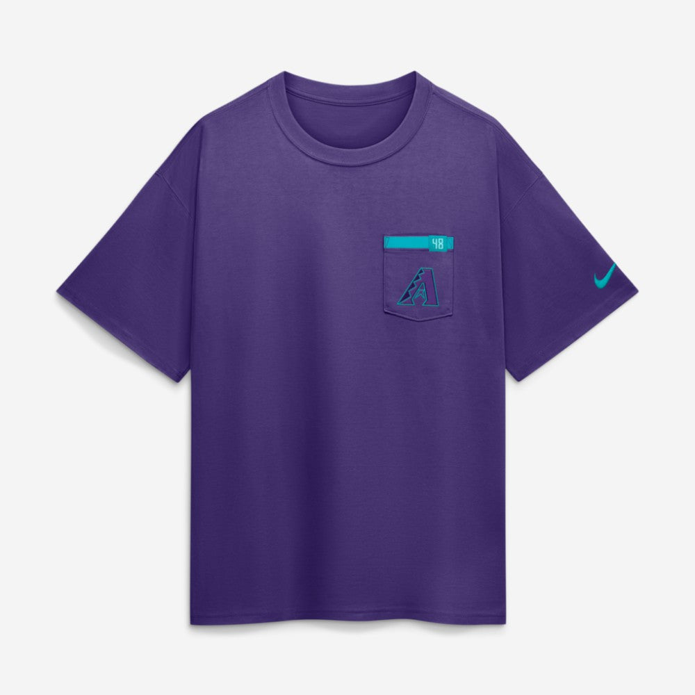 Arizona Diamondbacks City Connect 2-Hit Max90 Pocket T-Shirt - Purple | Nike