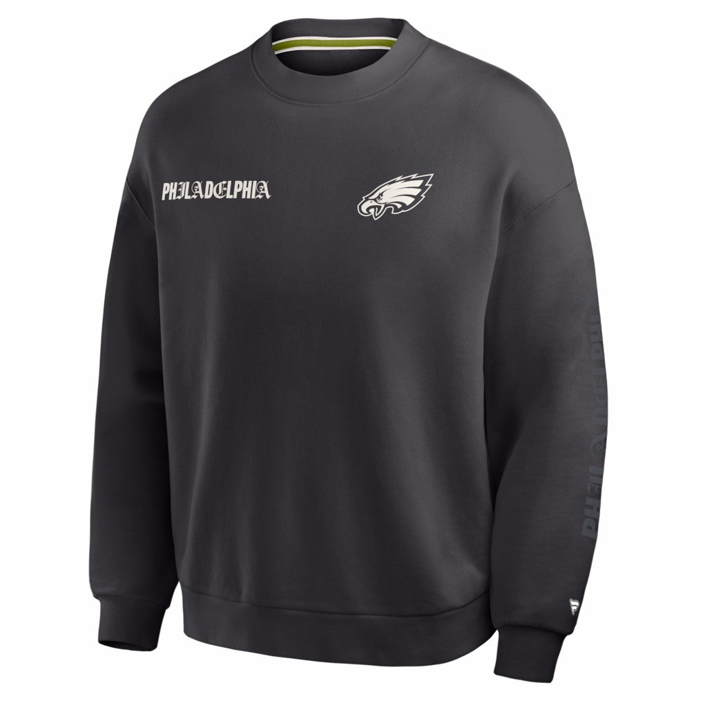 Philadelphia Eagles Oversized Type Play Multi Sweatshirt - Black outlet