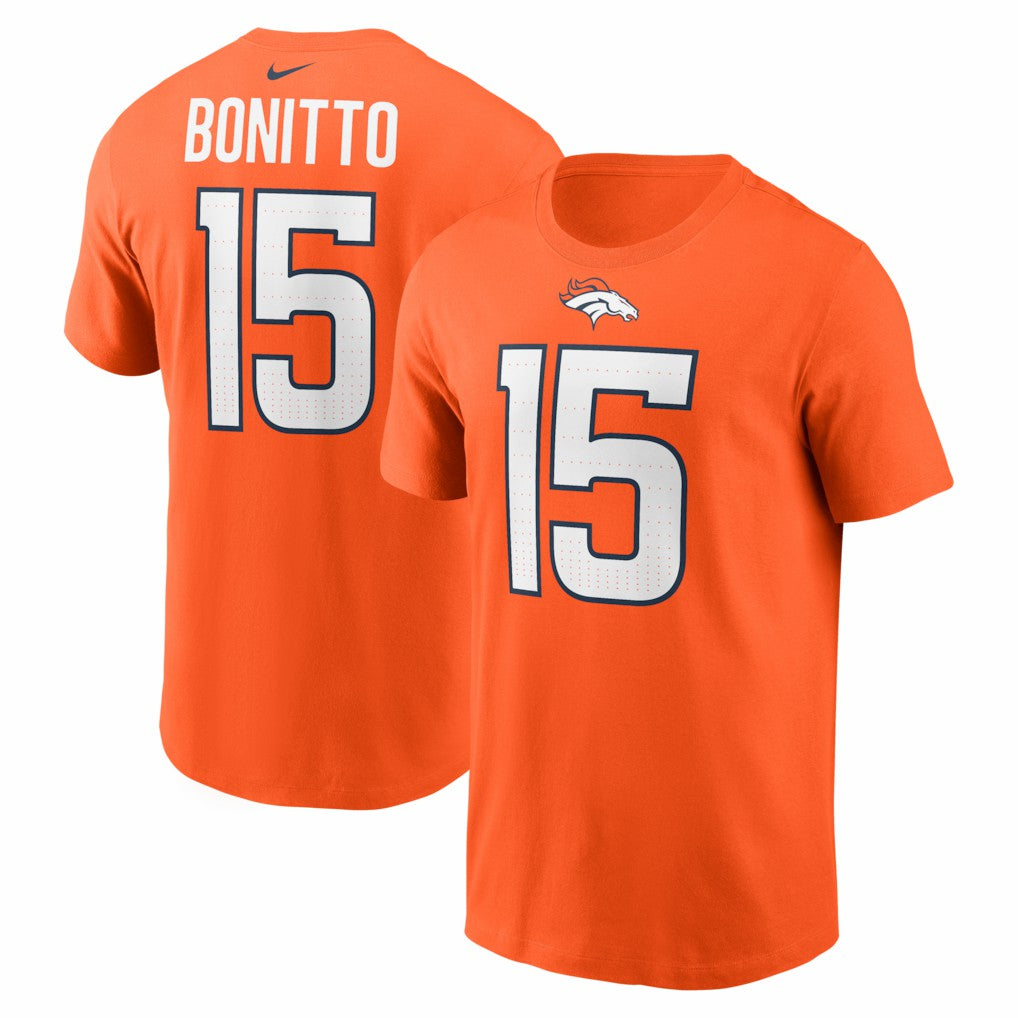 Nik Bonitto Denver Broncos Player Name & Number T-Shirt - Orange | Nike on sale