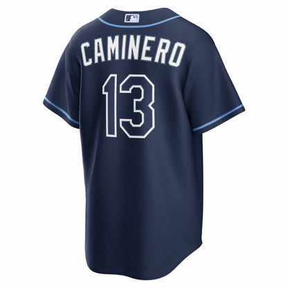 Junior Caminero Tampa Bay Rays Road Replica Jersey - Navy | Nike