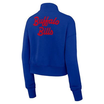 Buffalo Bills Women's Phoenix Fleece Quarter-Zip Sweatshirt - Royal | Nike discount