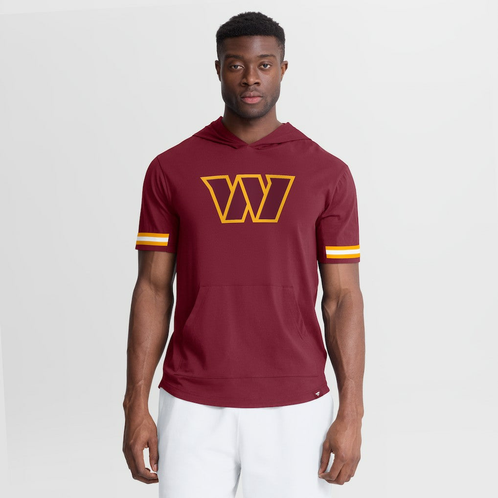 Washington Commanders Optimal Play Short Sleeve Hooded T-Shirt - Burgundy online