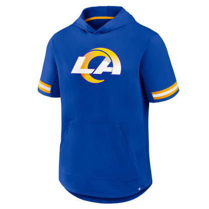 Los Angeles Rams Optimal Play Short Sleeve Hooded T-Shirt - Royal cheap