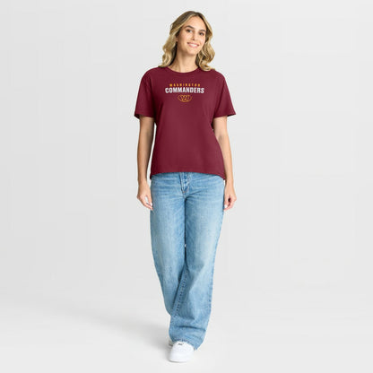 Washington Commanders Women's Fade Legacy T-Shirt - Burgundy cheap