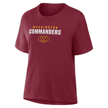 Washington Commanders Women's Fade Legacy T-Shirt - Burgundy cheap