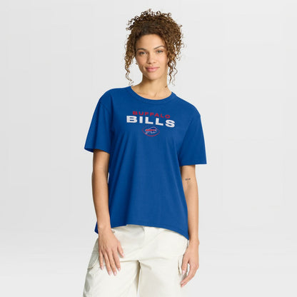 Buffalo Bills Women's Fade Legacy T-Shirt - Royal for sale