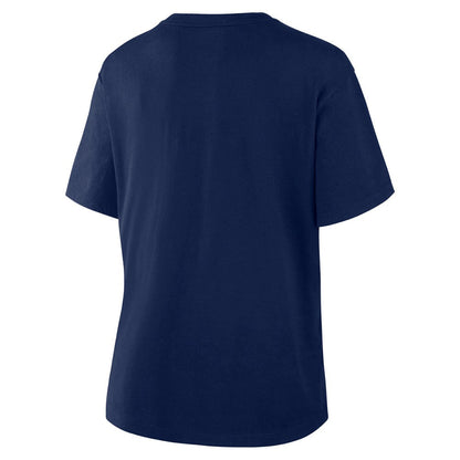 Milwaukee Brewers  Women's 2025 MLB Postseason Locker Room T-Shirt - Navy