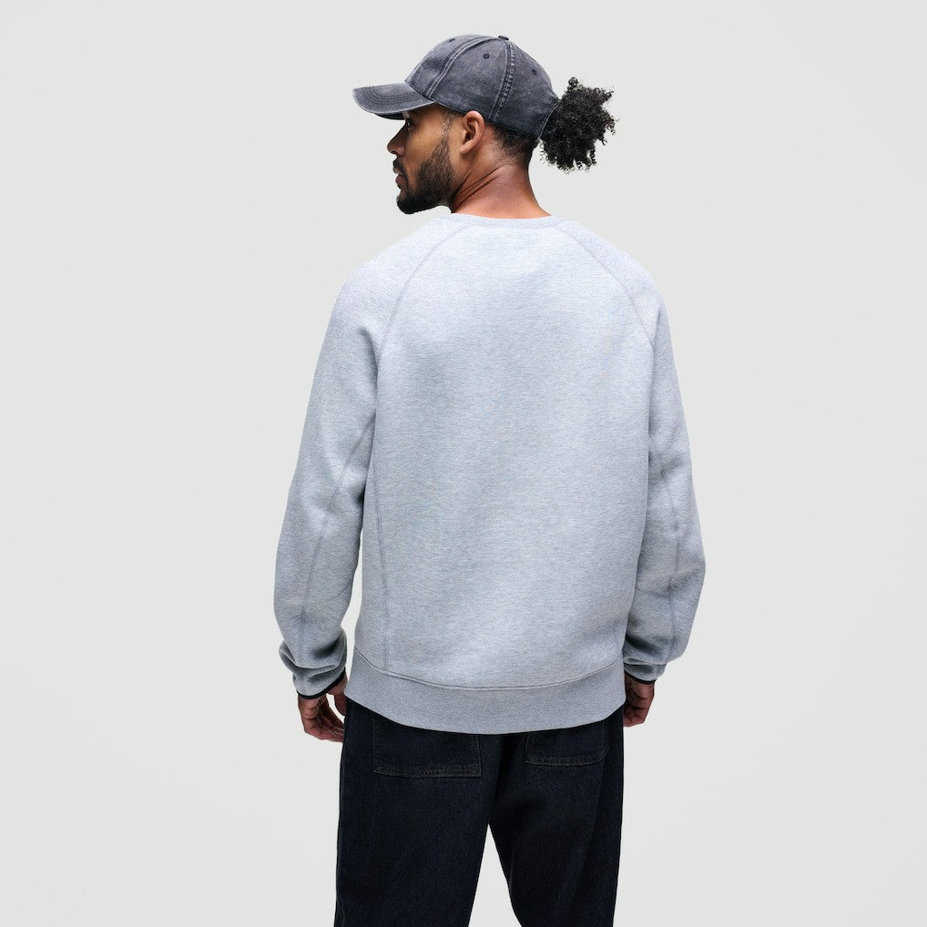 Buffalo Bills Tech Fleece Raglan Sweatshirt - Heather Gray | Nike on sale