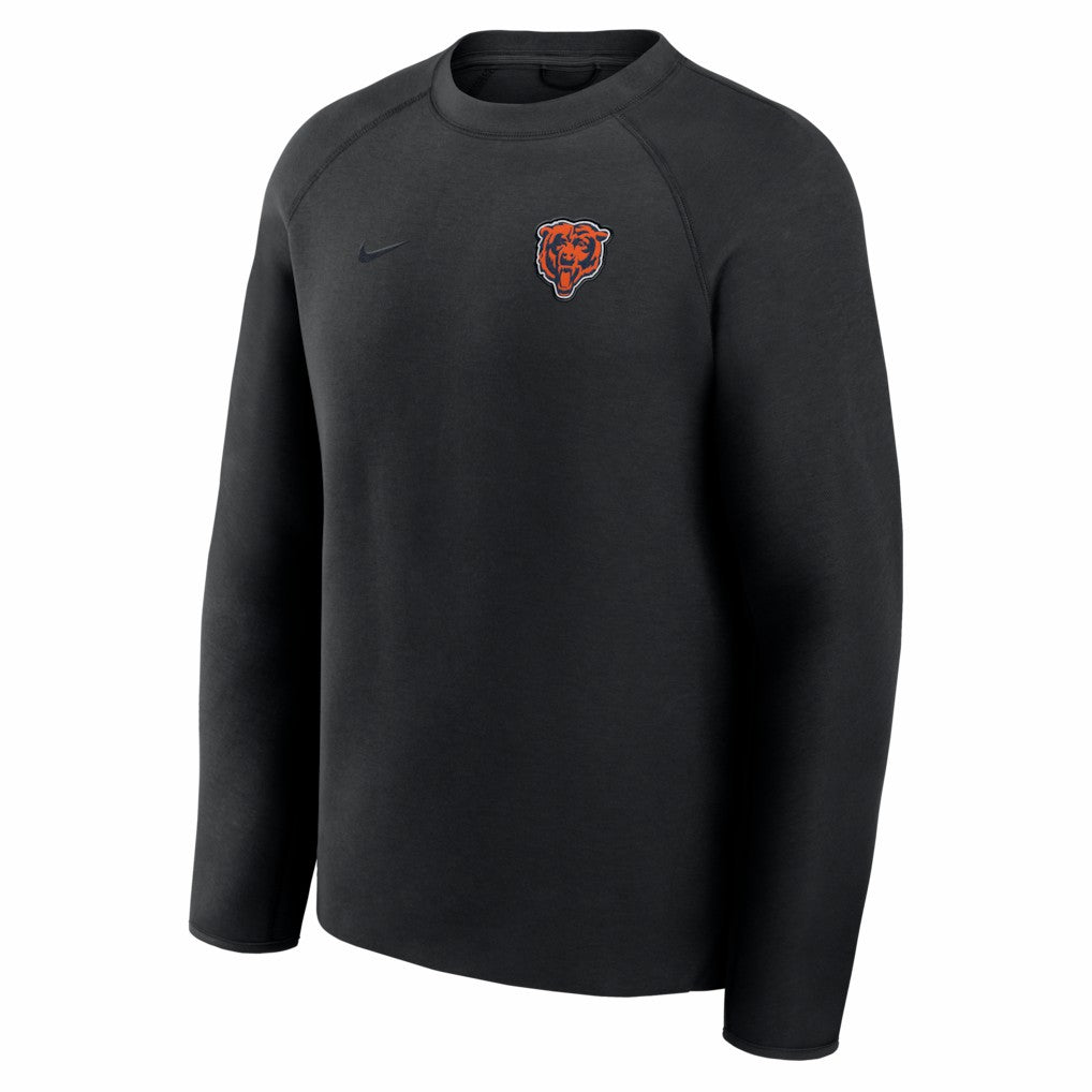Chicago Bears Tech Fleece Raglan Sweatshirt - Black | Nike on sale
