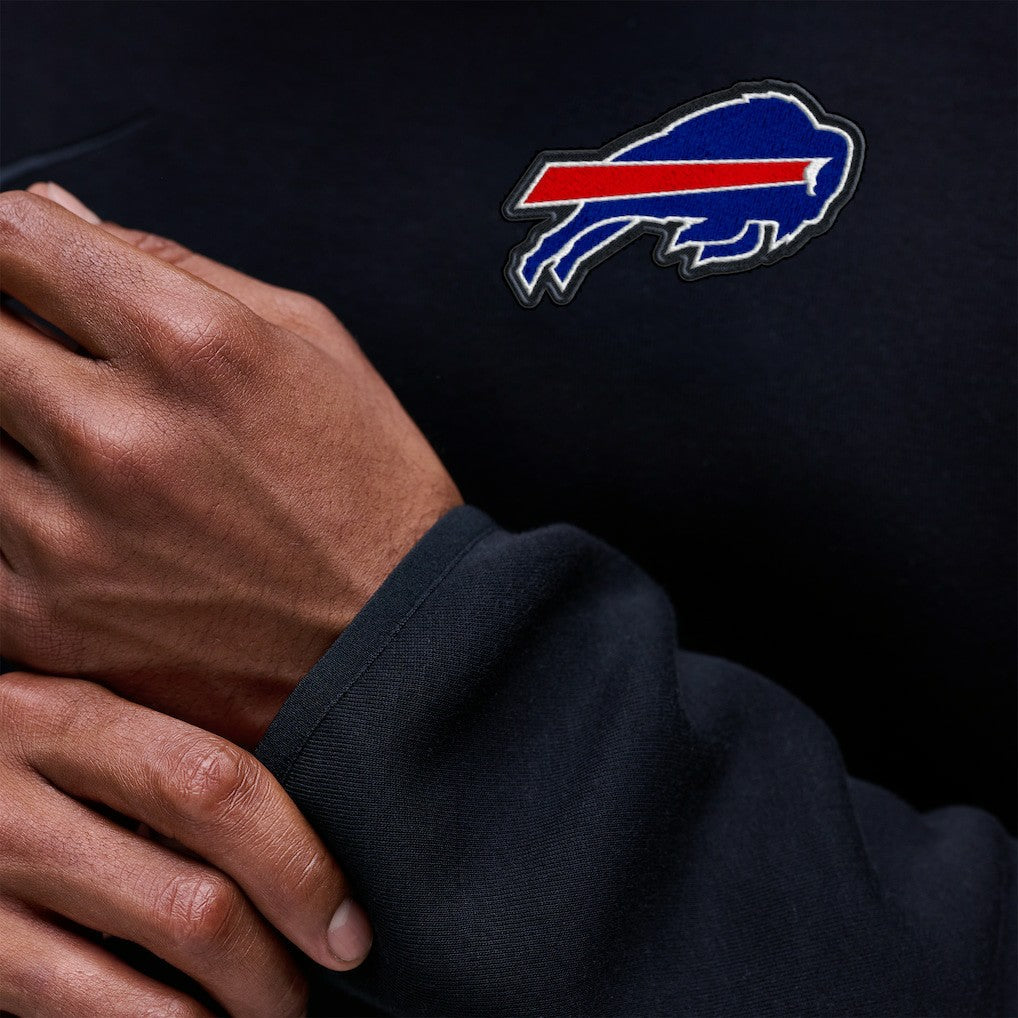 Buffalo Bills Tech Fleece Raglan Sweatshirt - Black | Nike outlet